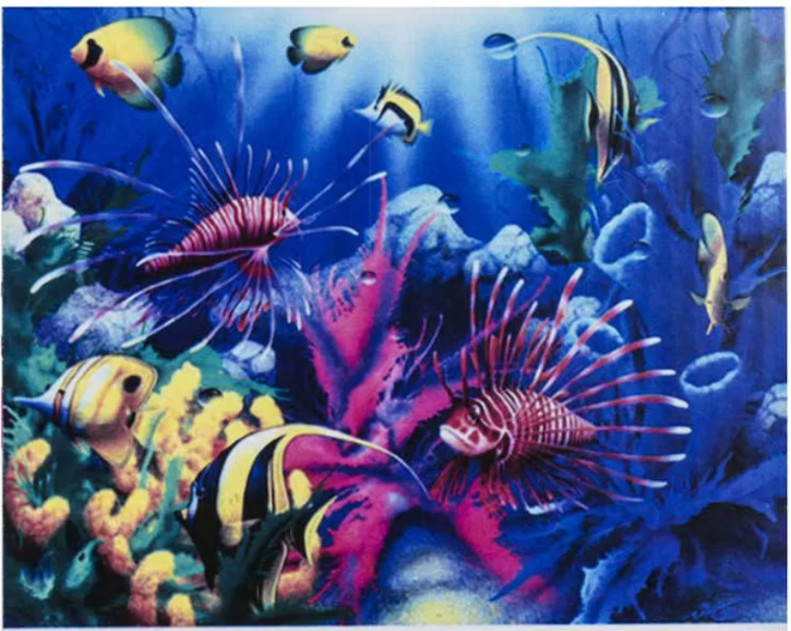 Алмазна мозаїка TK Group Підводний світ 30 кольорів 40х30 см (GB 70648)