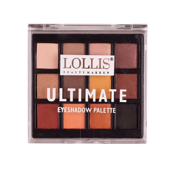 Палетка теней для век Lollis Ultimate Eyeshadow Palette 12 оттенков 13 г (LP-452)