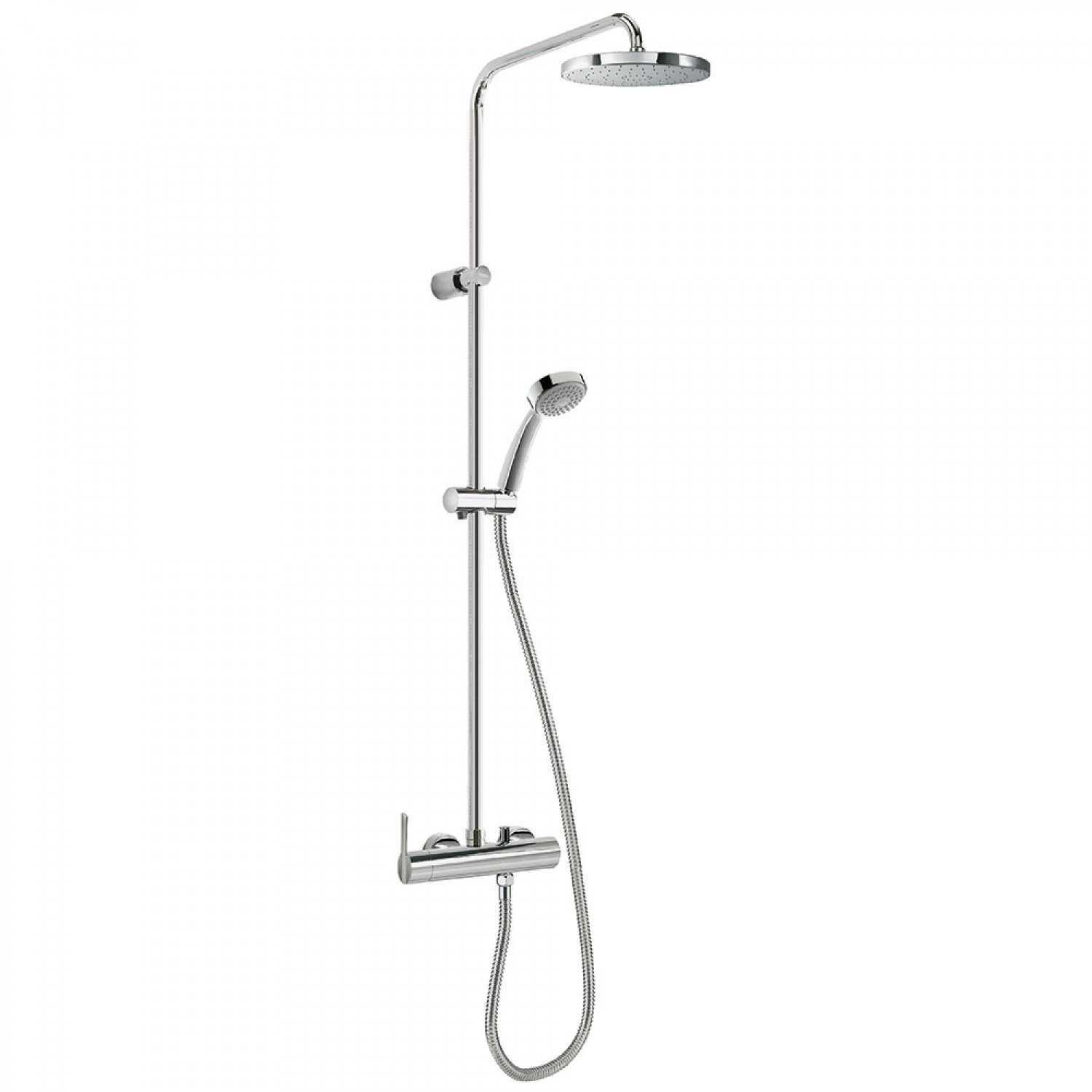 Душевая система с термостатом Tres LEX 081538/081192 Хром (113757)