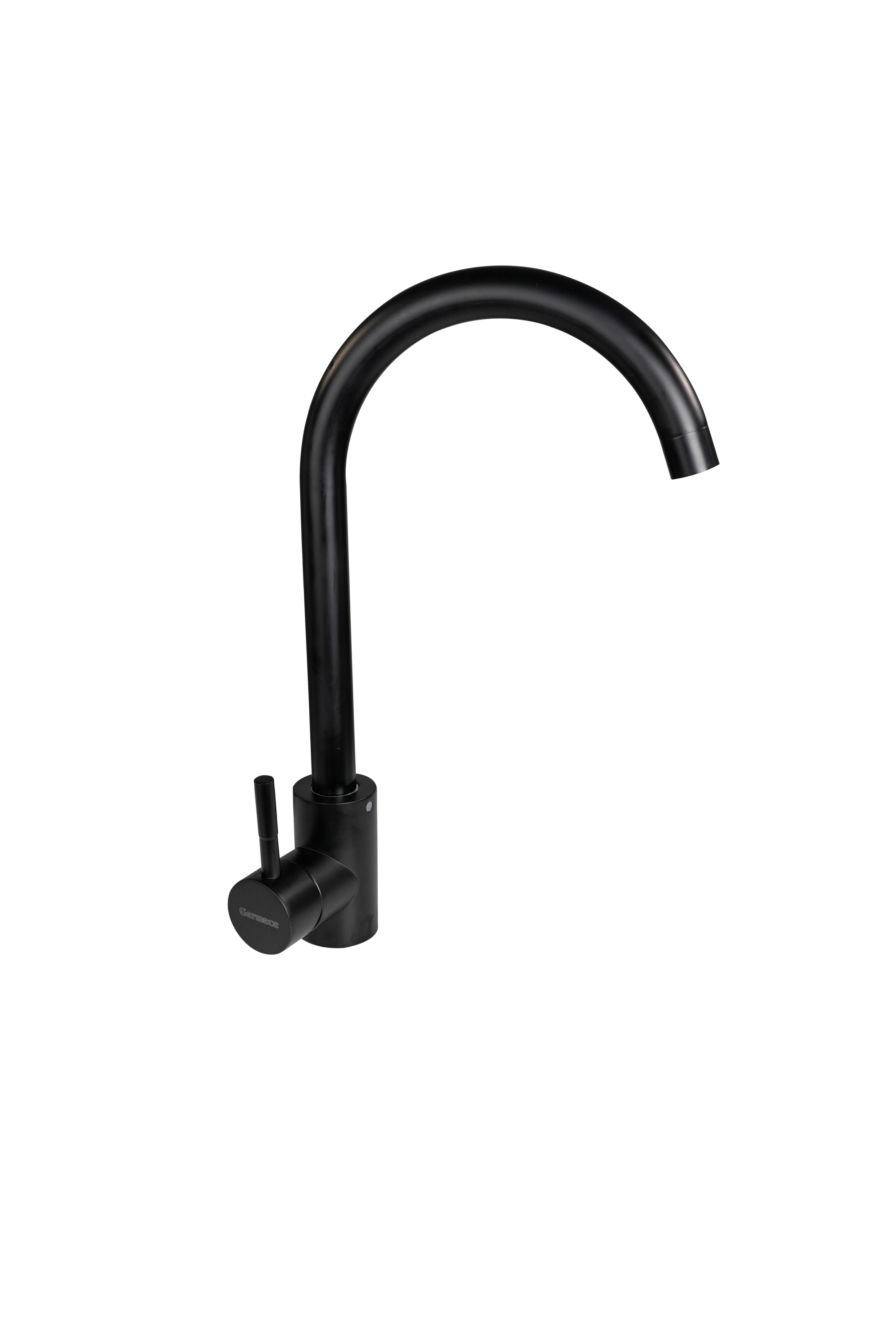 Смеситель кухонный Germece 3008A Matt Black (000027833)