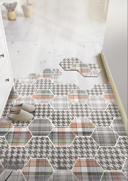 Грязезащитный водоотталкивающий коврик для входной двери 80х120 см