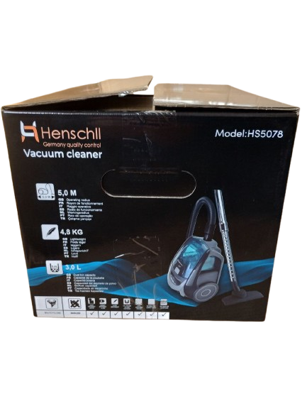 Пилосос безмішковий контейнерний Henschll HS5078 3000W 3 л (HS5078) - фото 9 Пилосос безмішковий контейнерний Henschll HS5078 3000W 3 л (HS5078) - фото 9