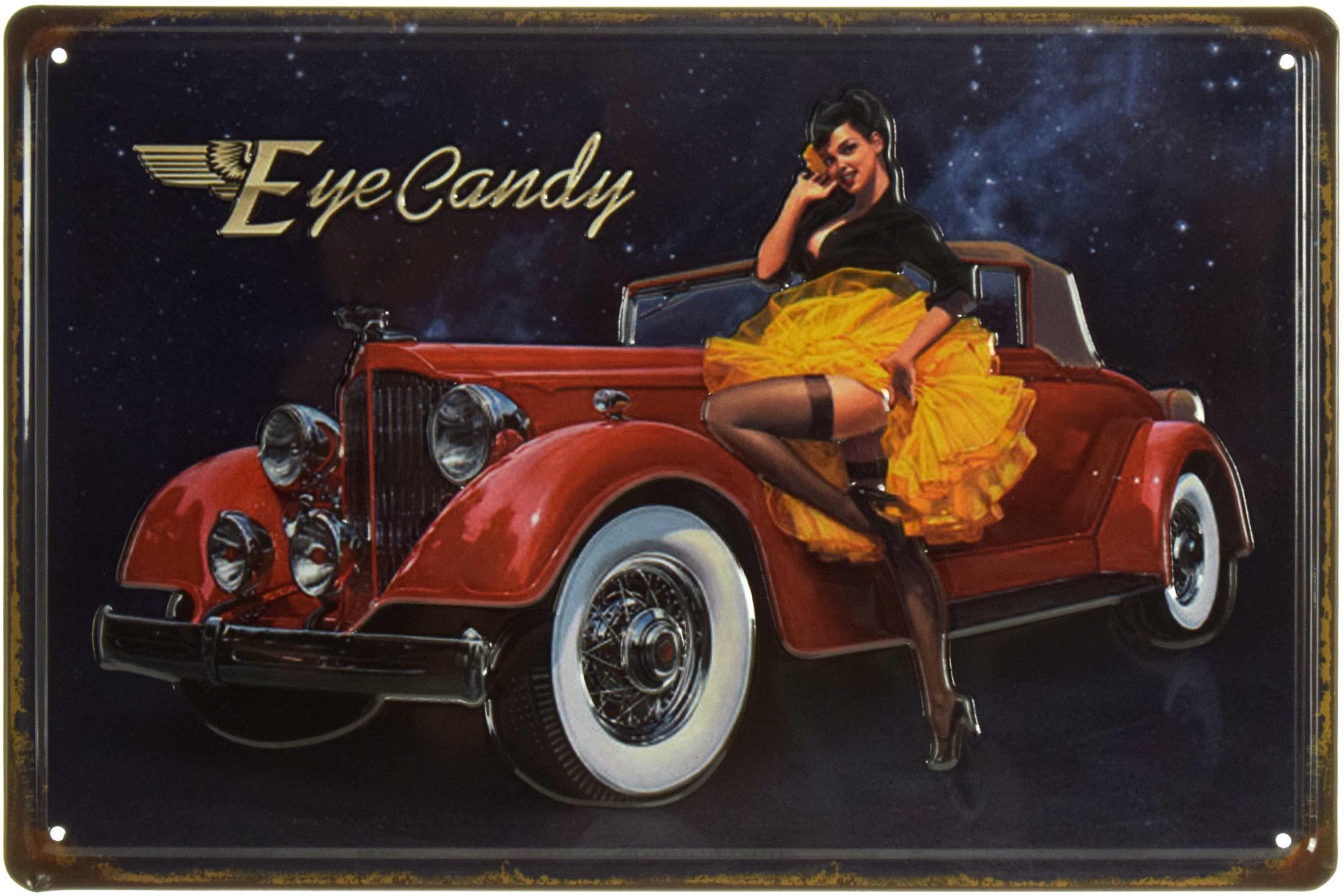 Табличка металлическая Милашки/Eye Candy 20x30 см