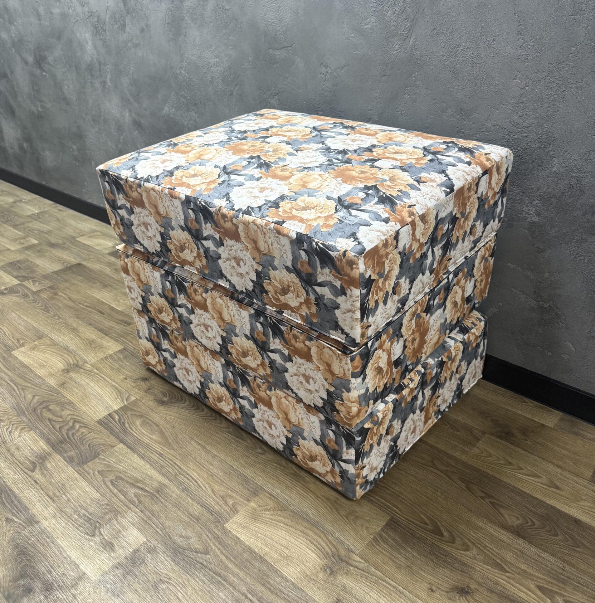 Матрас-трансформер Comfort Home maxi Ashen flowers раскладной панама 200х160х13 см - фото 2