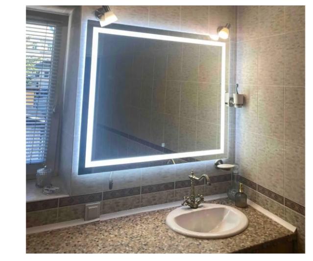 Дзеркало настінне з підсвіткою LED X2 60x60 см (29114572) - фото 1 Дзеркало настінне з підсвіткою LED X2 60x60 см (29114572) - фото 1