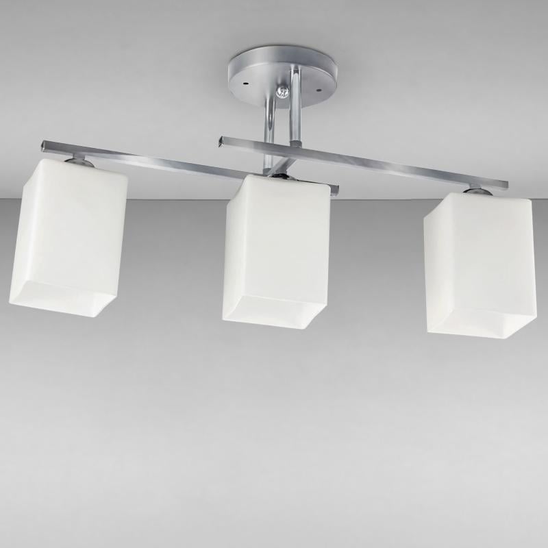 Люстра потолочная Light House NM-15321/3 CR+WT на три лампы Хром