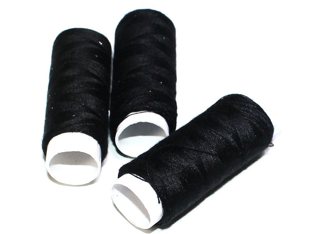 Нитки №40 Китай 10 шт. Чорний Нитки №40 Китай 10 шт. Чорний