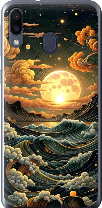 Чохол на Samsung Galaxy M20 Арт хвилі (6332t-1660-42517)