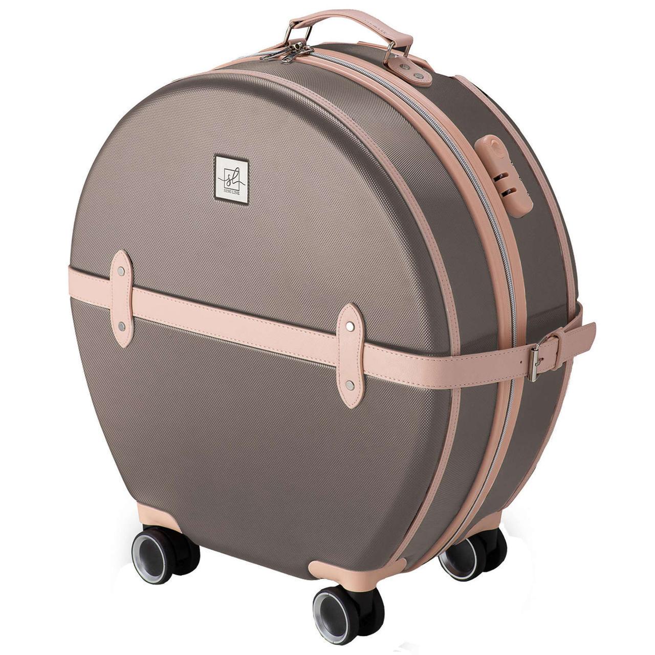 Чемодан SEMI LINE 24" M Brown/Pink Cream (T5673-3)