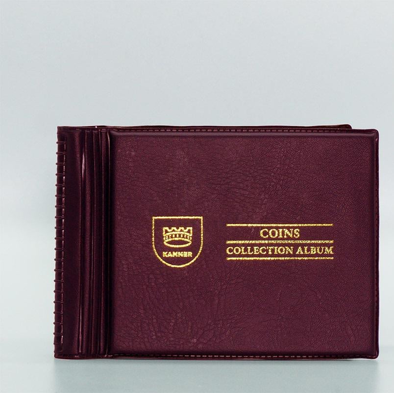 Альбом Kammer 2024 Smart-60 для монет Бордовый (4388)