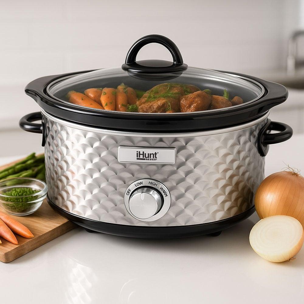 Мультиварка iHunt Bro Slow Cooker PRO нержавеющая сталь 4,25 л 220 Вт Серебряный