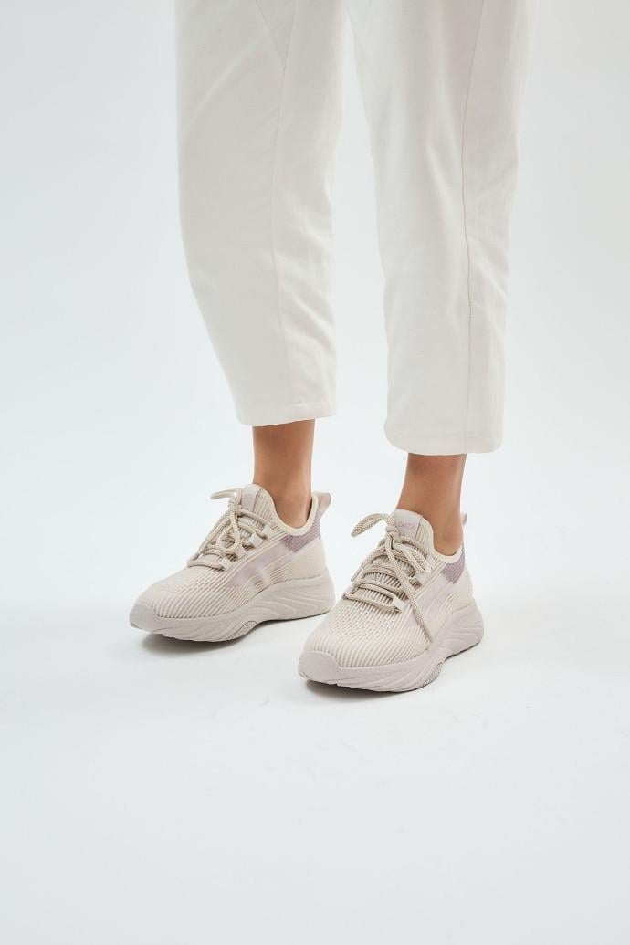 Кроссовки женские демисезонные LONZA р. 36 Бежевый (198871) - фото 3 Кроссовки женские демисезонные LONZA р. 36 Бежевый (198871) - фото 3