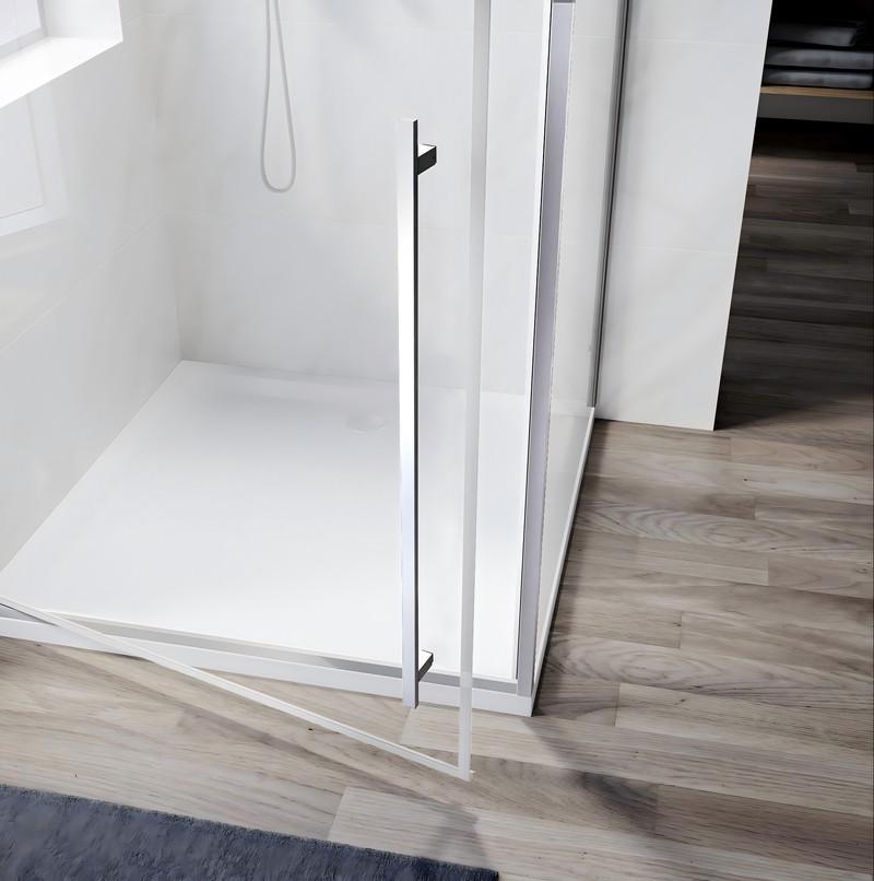 Душевая кабина без поддона KOER SR SC08-90x90x200-TR-01 прозрачное стекло Easy Clean 6 мм Хром (KR5371) - фото 3