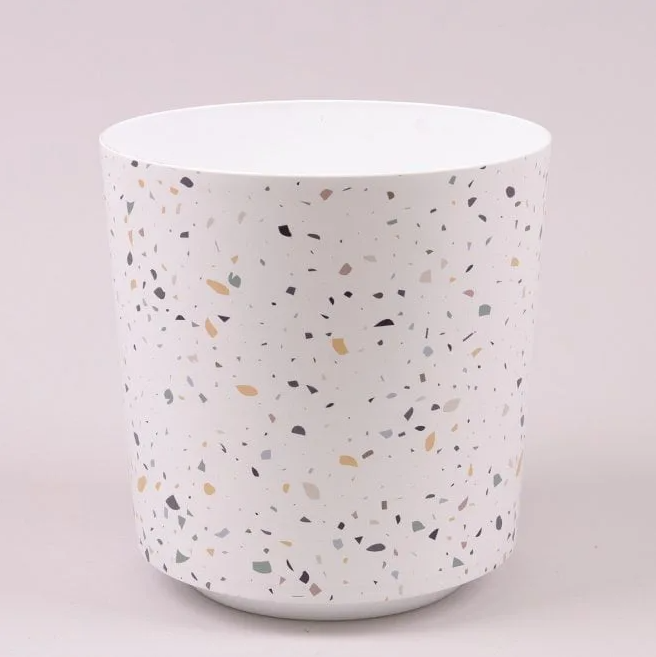 Горшок пластиковый Flora Solo IML lastryko 19,5 см Белый (81316)
