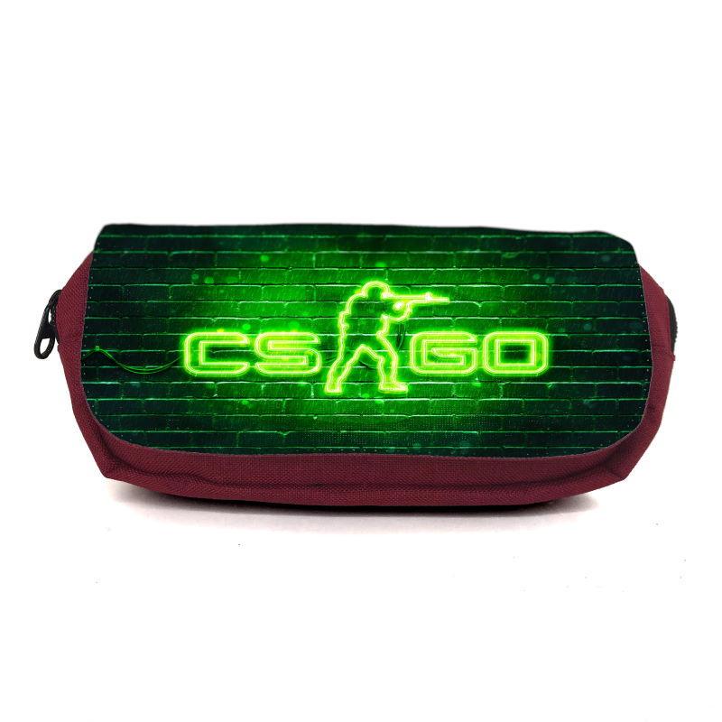 Пенал школьный Контр Страйк CSGO-0034 Бордовый (1442740035)