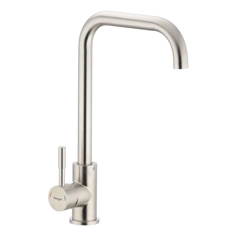 Смеситель для кухни IBERGRIF из нержавеющей стали M22111 Смеситель для кухни IBERGRIF из нержавеющей стали M22111