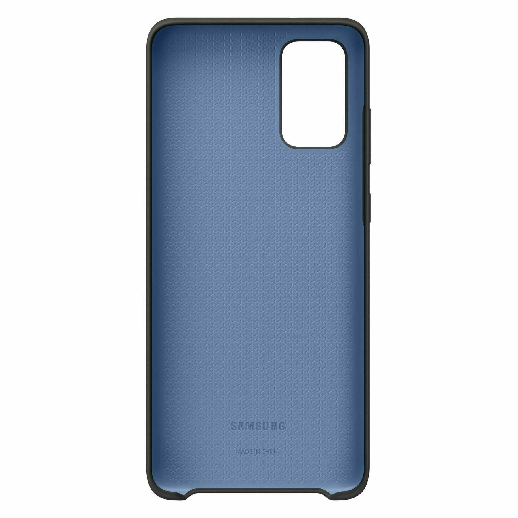 Чехол Samsung Galaxy S20 Plus SM-G985 Silicone Cover Black Силикон Черный - фото 3