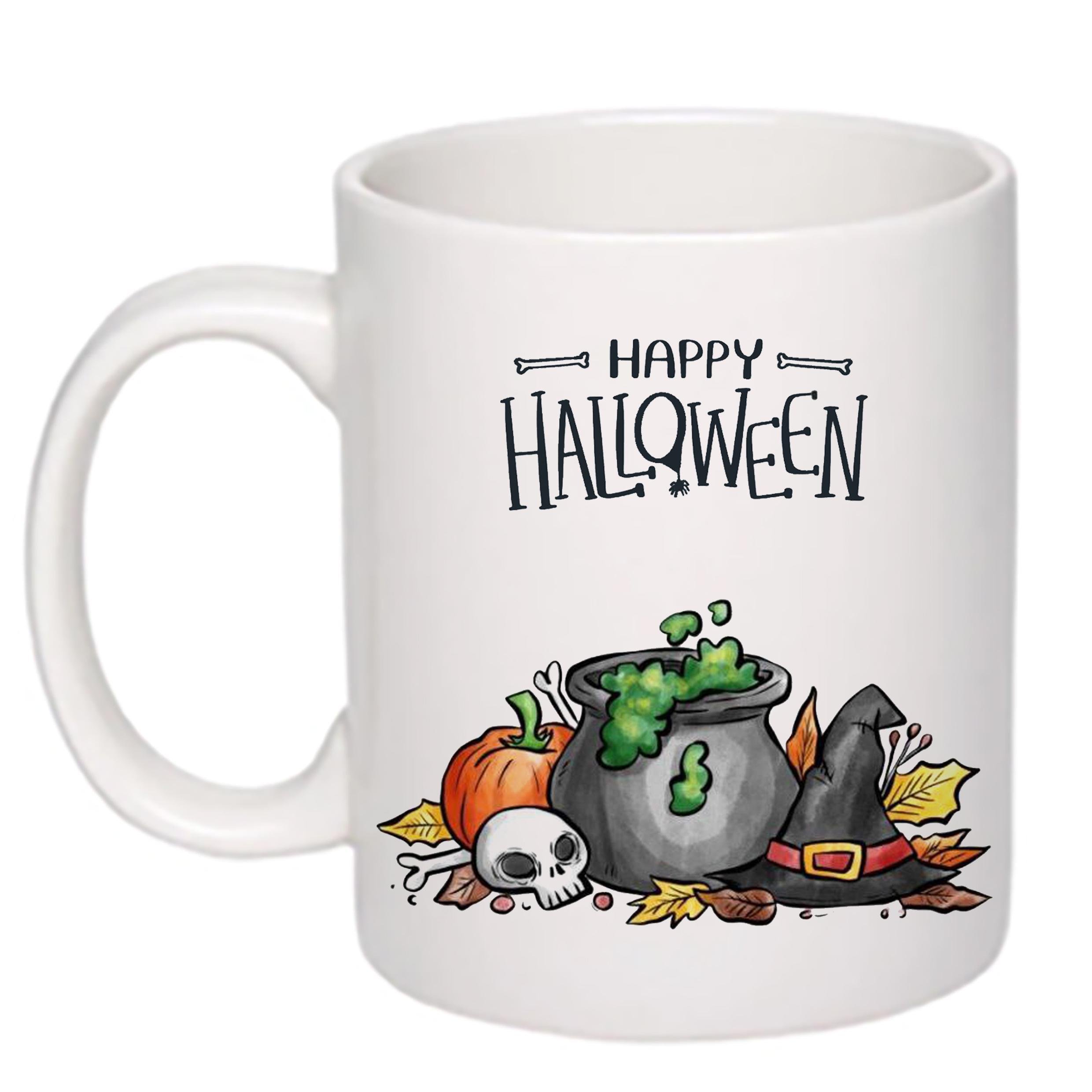 Чашка с печатью Boo! №2 330 мл Белый (20977) - фото 1 Чашка с печатью Boo! №2 330 мл Белый (20977) - фото 1