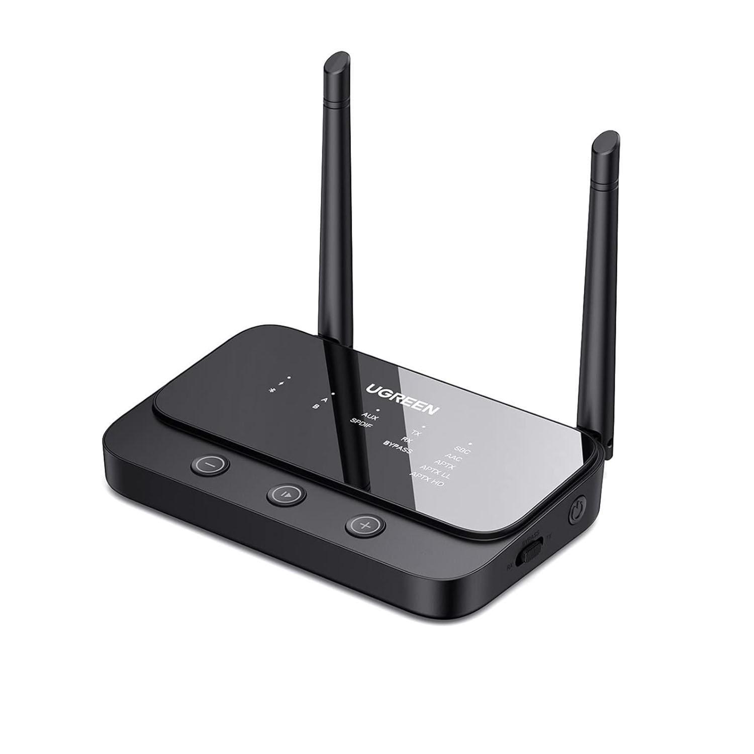 Bluetooth-адаптер приемник-передатчик UGREEN CM433 AUX/оптический/100 м Черный (20140)
