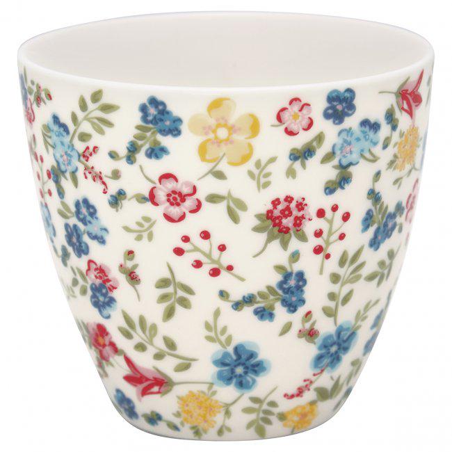 Чашка латте GreenGate Sophia 250 мл White (5707463390437) - фото 1 Чашка латте GreenGate Sophia 250 мл White (5707463390437) - фото 1