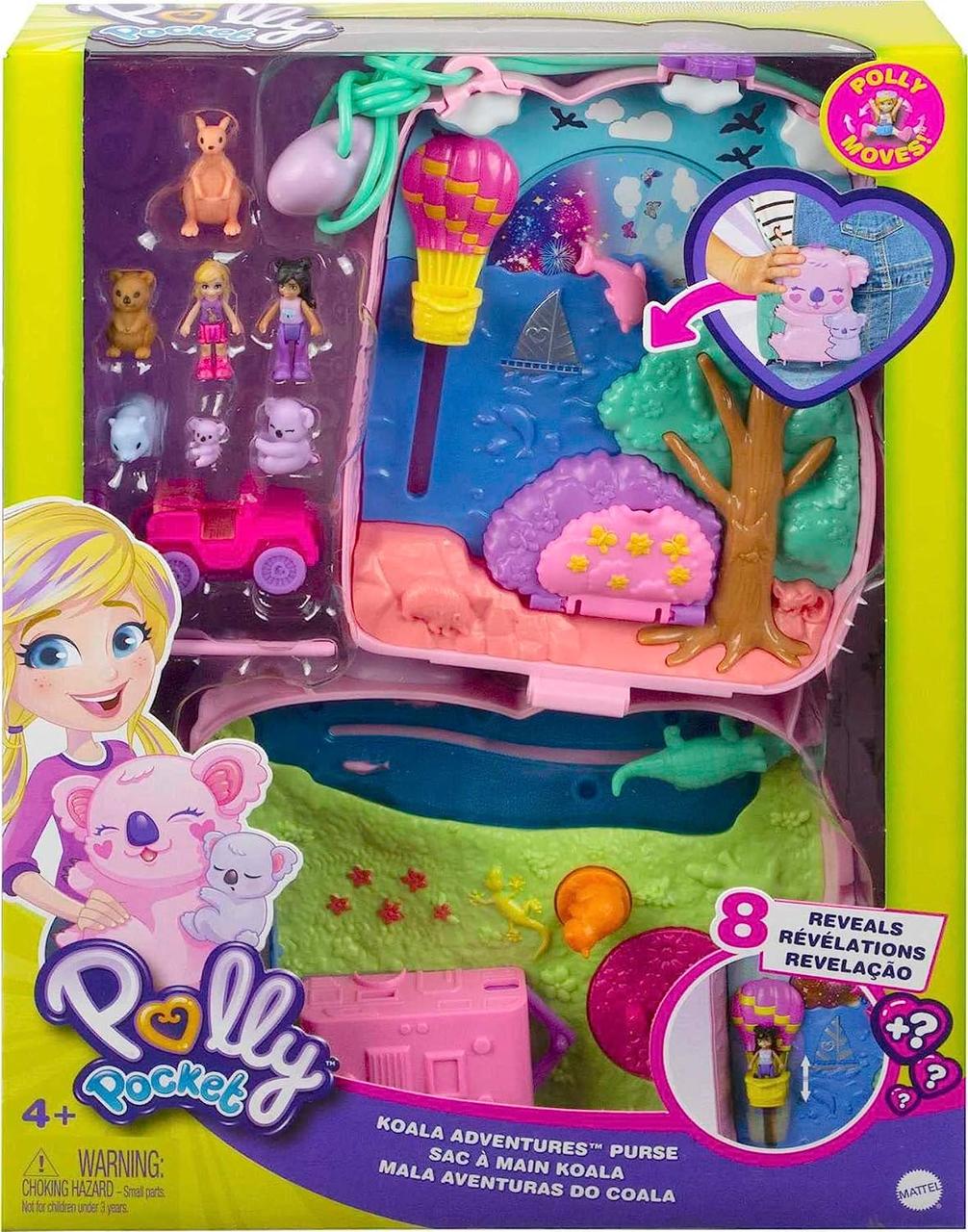 Игровой набор Polly Pocket Увлекательный мир Коала GXC95