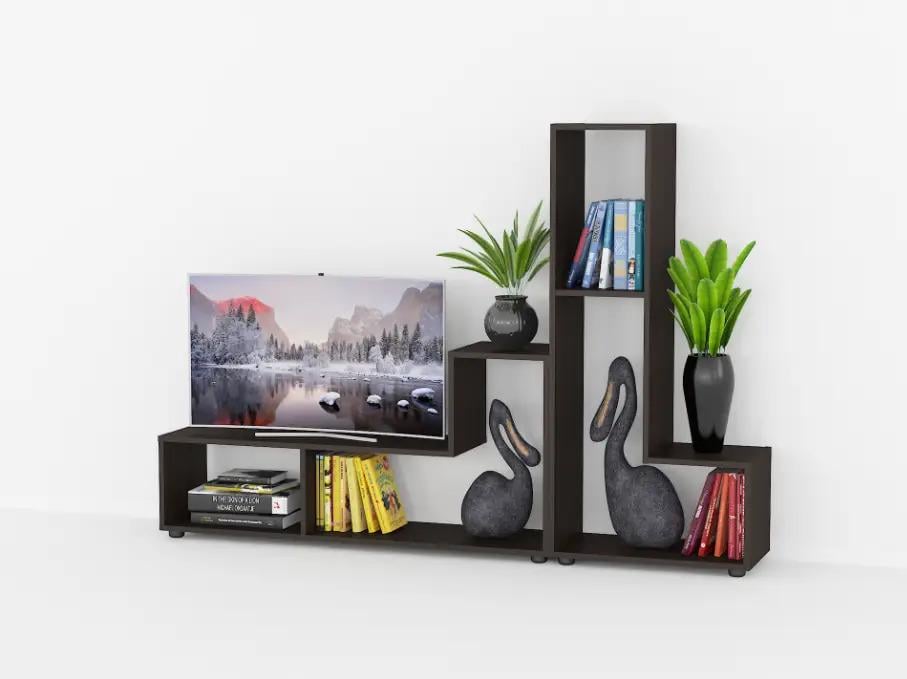 Стеллаж-подставка для зонирования комнаты Венге темный (P105в) - фото 1 Стеллаж-подставка для зонирования комнаты Венге темный (P105в) - фото 1