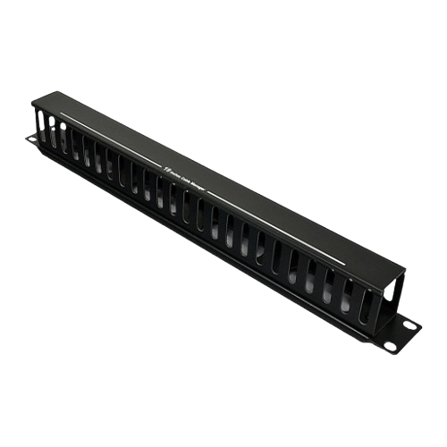 Кабельный организатор 1U с крышкой EPNew PLMN-060Z для патч-панелей/коммутаторов и серверного оборудования Black (27918612)