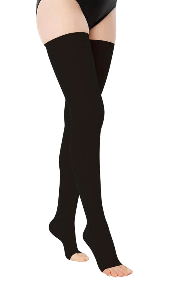 Чулки антиварикозные Variteks 911-1 2 класс открытый носок р. 1 20-30 мм Черный (15139) Чулки антиварикозные Variteks 911-1 2 класс открытый носок р. 1 20-30 мм Черный (15139)