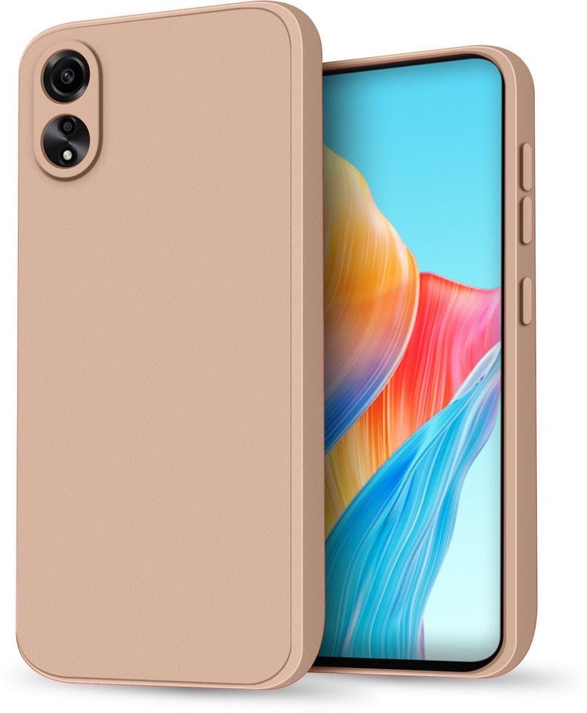 Силиконовый чехол HardCorner OPPO A78 (с микрофиброй) Powdery (35400-0C)