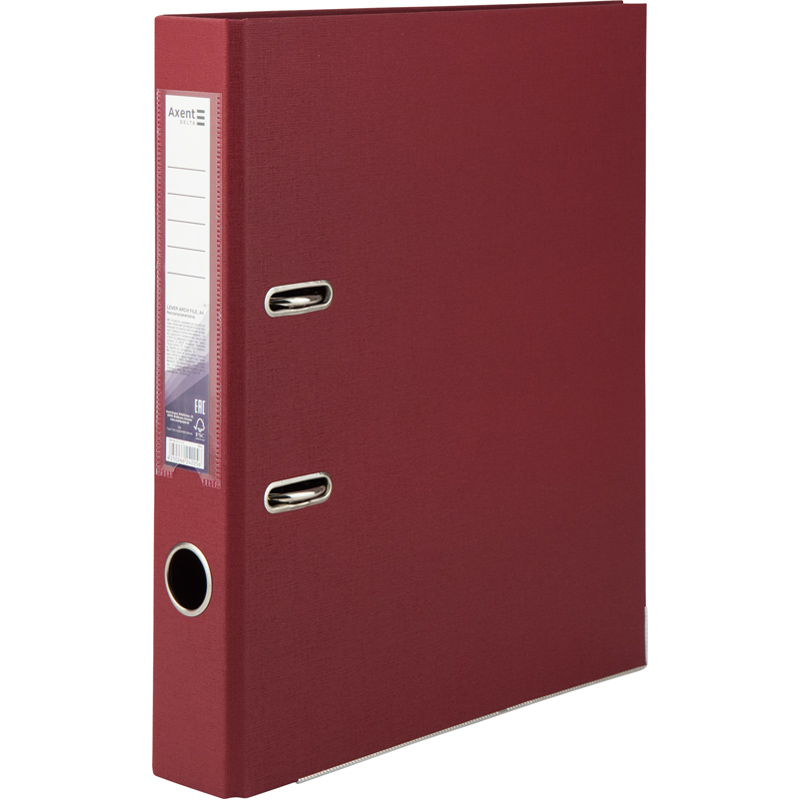 Папка-регистратор двусторонняя D1711-37P 50 шт. PP 5 см разобранная Вишневый (4250266242522)