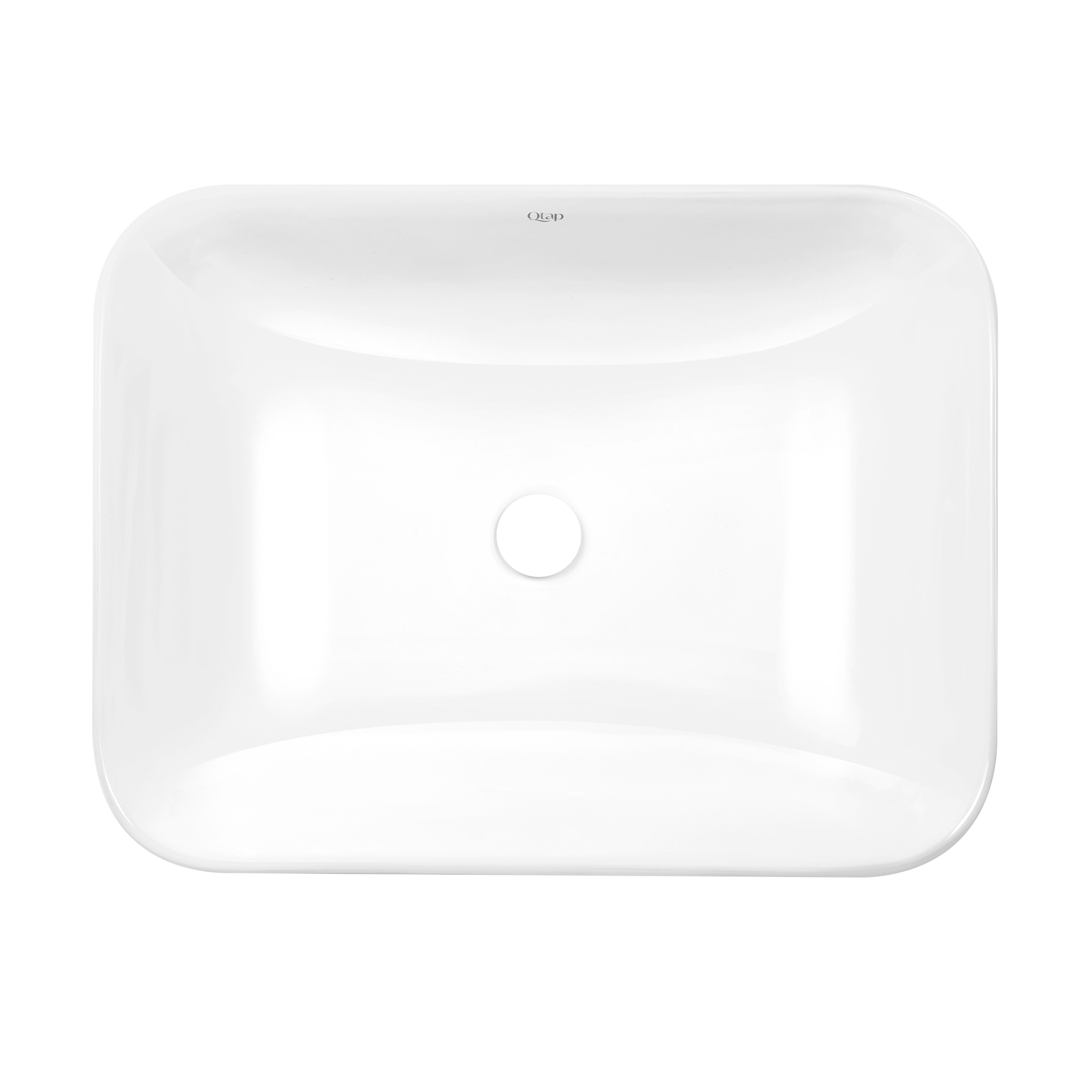 Раковина Qtap Scorpio QT1411K490WN 500х380х145 мм White Раковина Qtap Scorpio QT1411K490WN 500х380х145 мм White