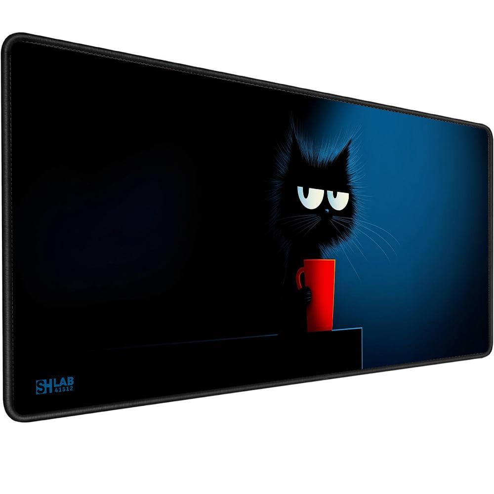 Игровая поверхность SHLab Black Cat with Red Cup SHM-1165 70х30 см (41512)