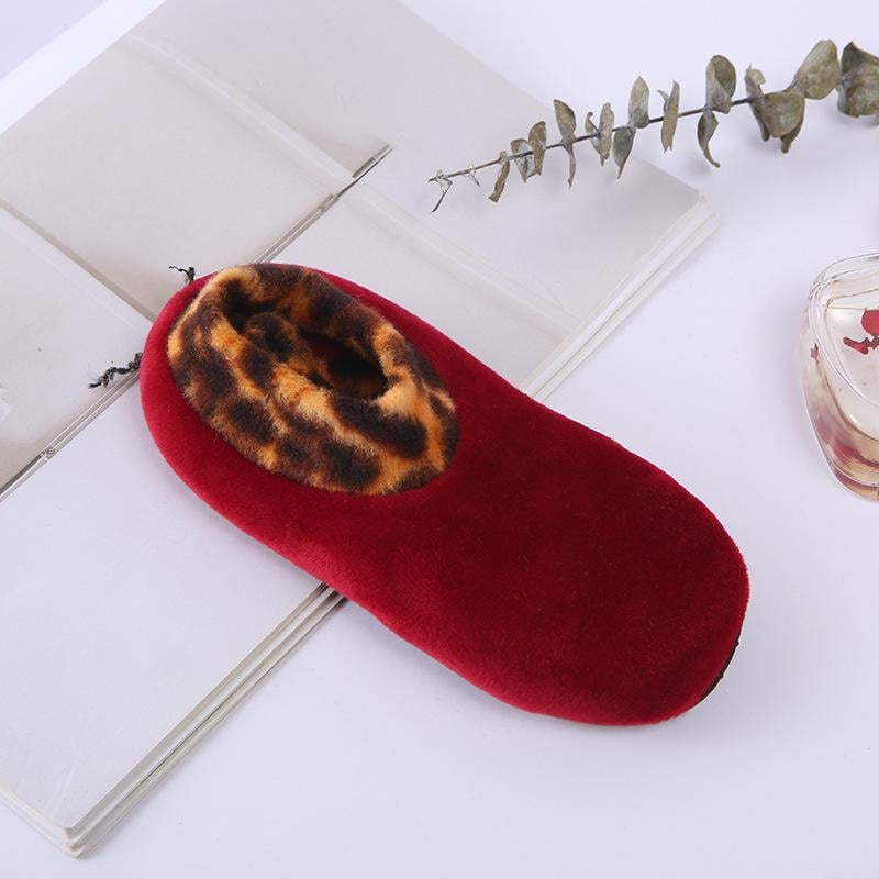 Тапочки-носки женские с антискользким покрытием SnugSole р. 34-39 Бордовый (2752) - фото 4