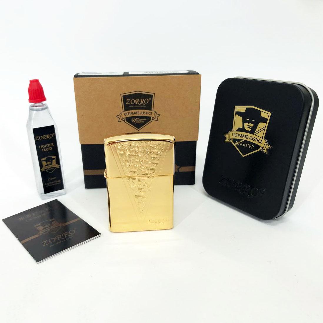 Набор для зажигалки бензиновая Zorro HL-366 Золото (310841) - фото 8 Набор для зажигалки бензиновая Zorro HL-366 Золото (310841) - фото 8