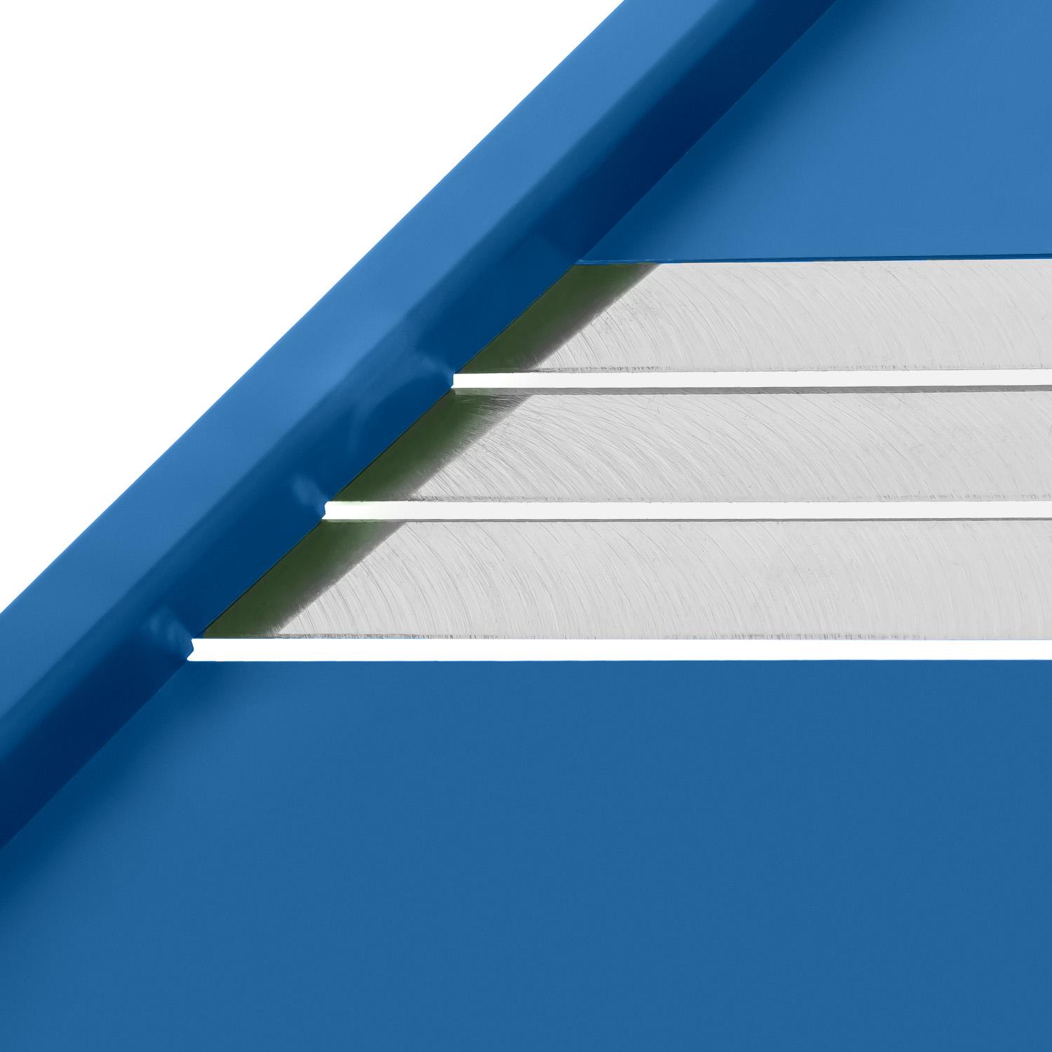 Шинковка для капусты и нарезки овощей/фруктов ручная пластиковая 3 лезвия 16,5х39 см Синий (86941) - фото 10 Шинковка для капусты и нарезки овощей/фруктов ручная пластиковая 3 лезвия 16,5х39 см Синий (86941) - фото 10