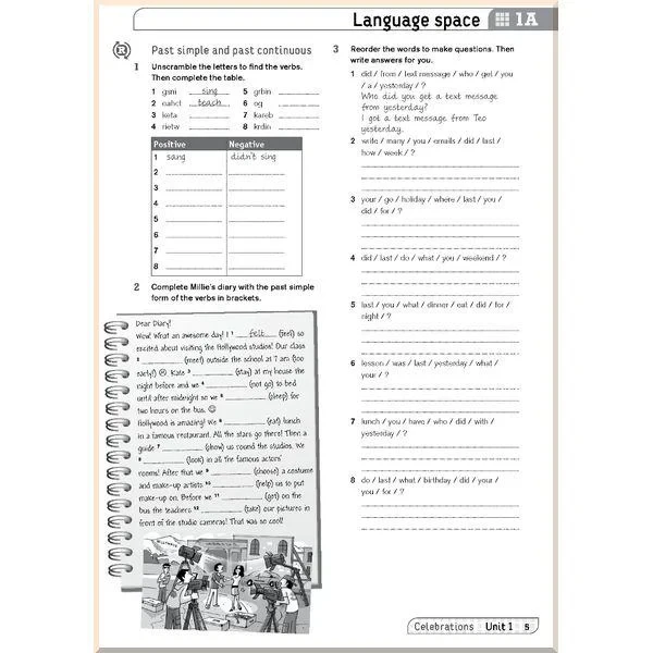 Рабочая тетрадь Your Space 3 Workbook with Audio CD - фото 4