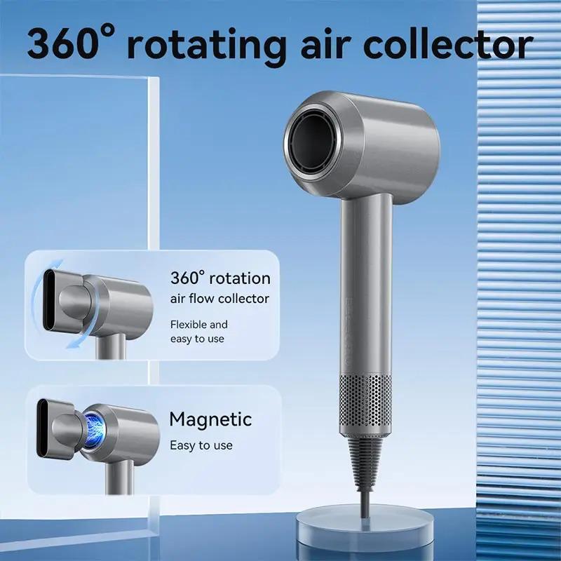 Фен для волос Hoco Wave high-speed negative ion hair care hair dryer DAR31 1500 Вт Серый - фото 5