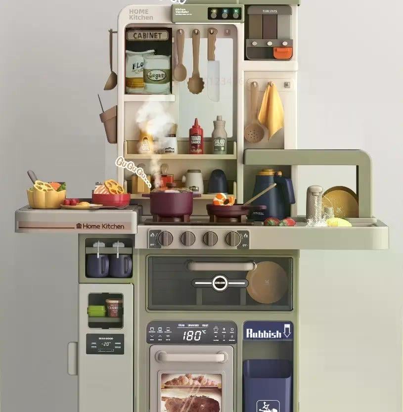 Детская интерактивная Большая кухня Sprey Kitchen 88 аксессуары