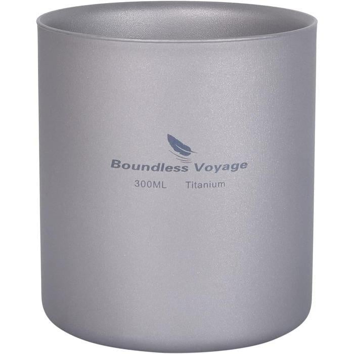 Кружка титановая с двойными стенками Boundless Voyage 300 мл (D-Ti3029D)