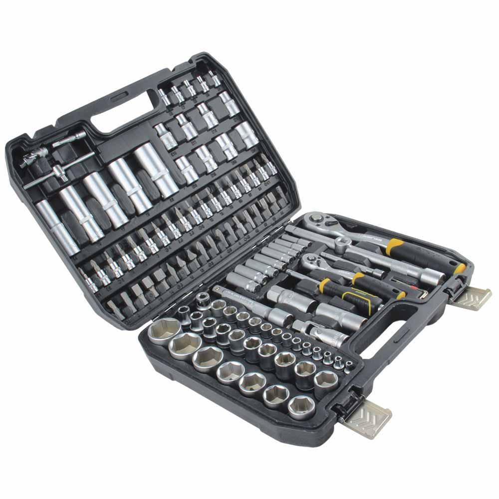 Набор торцевых насадок с битами Sigma CrV mid 1/4" 1/2" 110 шт. (6003771)