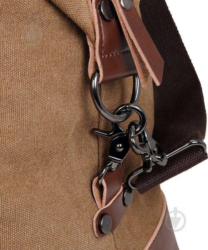 Сумка дорожня Vintage Коричневий (14580) - фото 5 Сумка дорожня Vintage Коричневий (14580) - фото 5