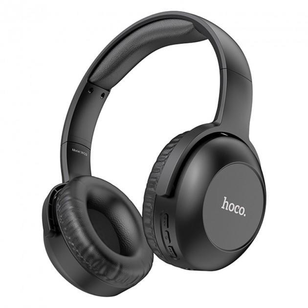 Наушники Bluetooth Hoco Art sount BT headset W33 BT5.0 AUX Type-C 15H Black