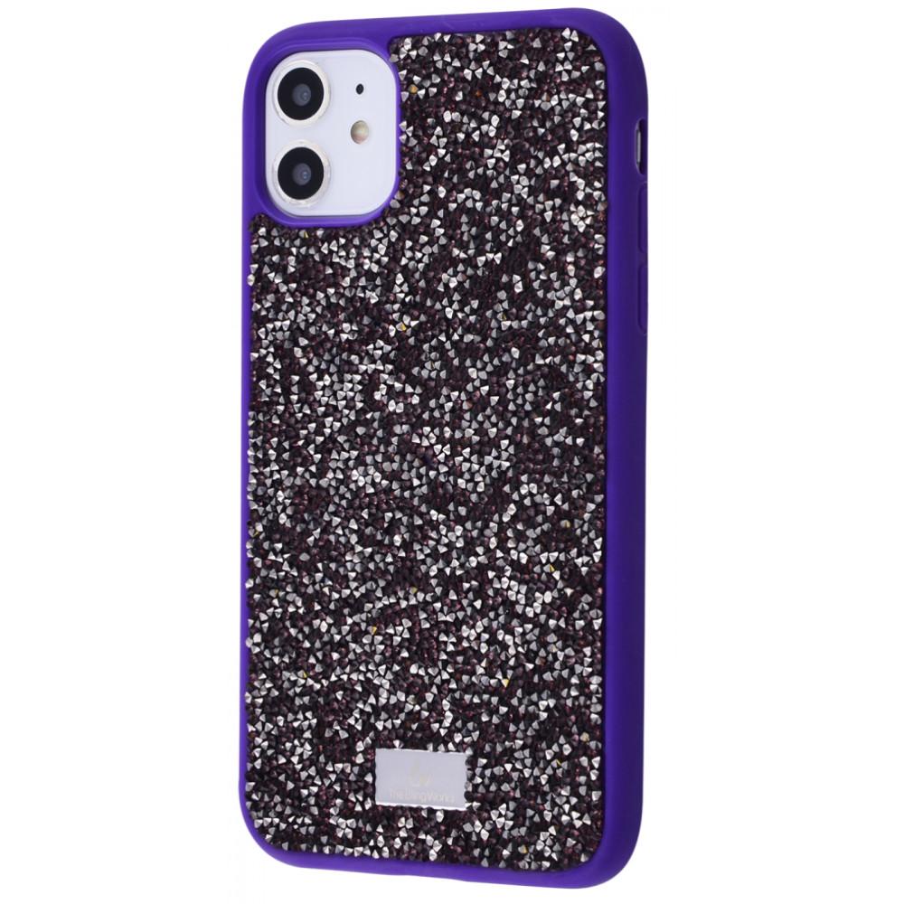 Чехол Bling World Grainy Diamonds TPU для iPhone 11 Purple