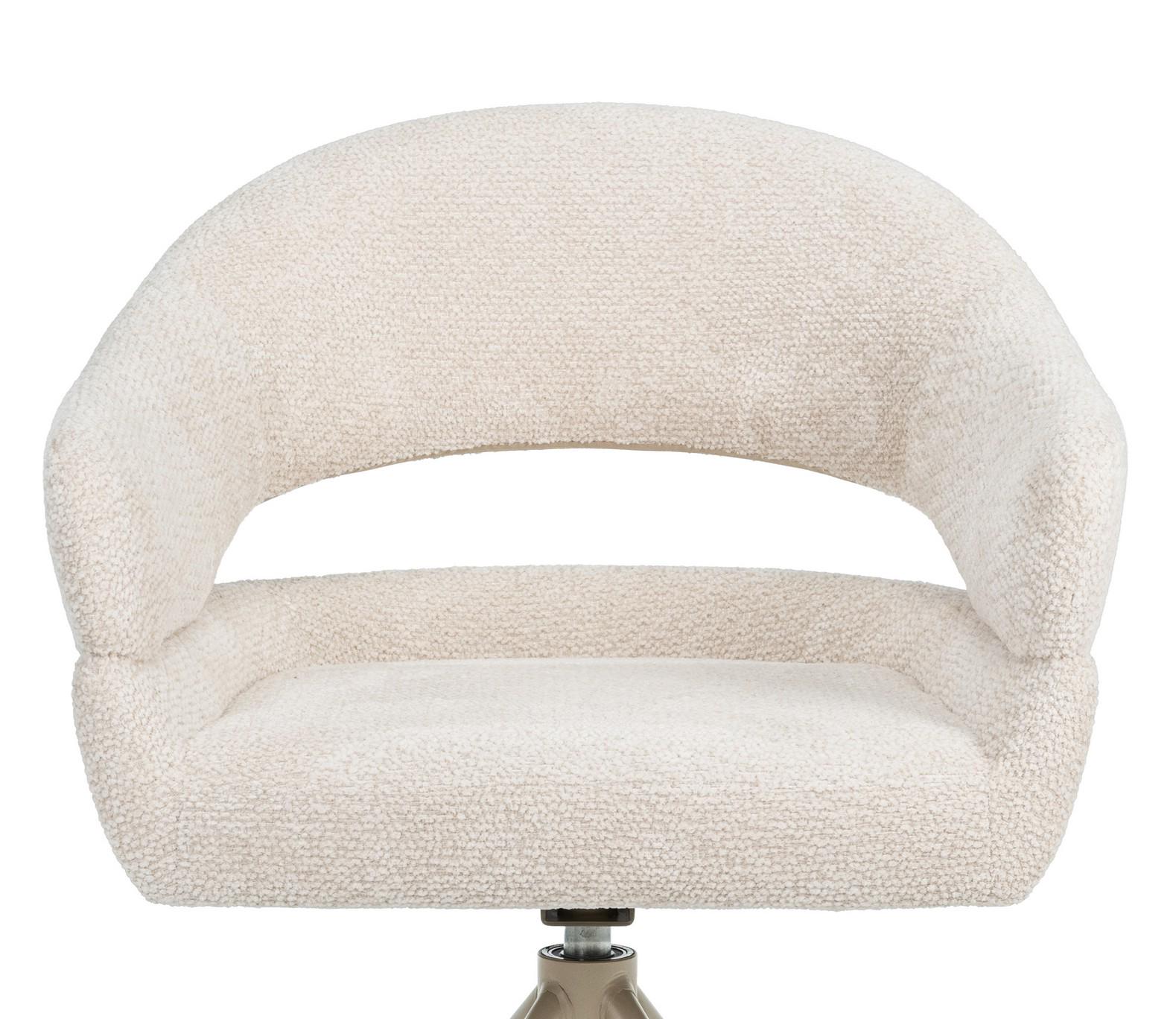 Стул поворотный Vetro Молочное облако/Капучино (R-180) - фото 5