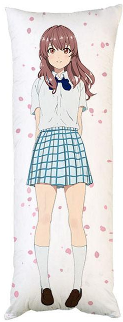 Подушка дакимакура Нишимия Шоко Koe no Katachi декоративная ростовая для обнимания 50x150 см (1834012978)