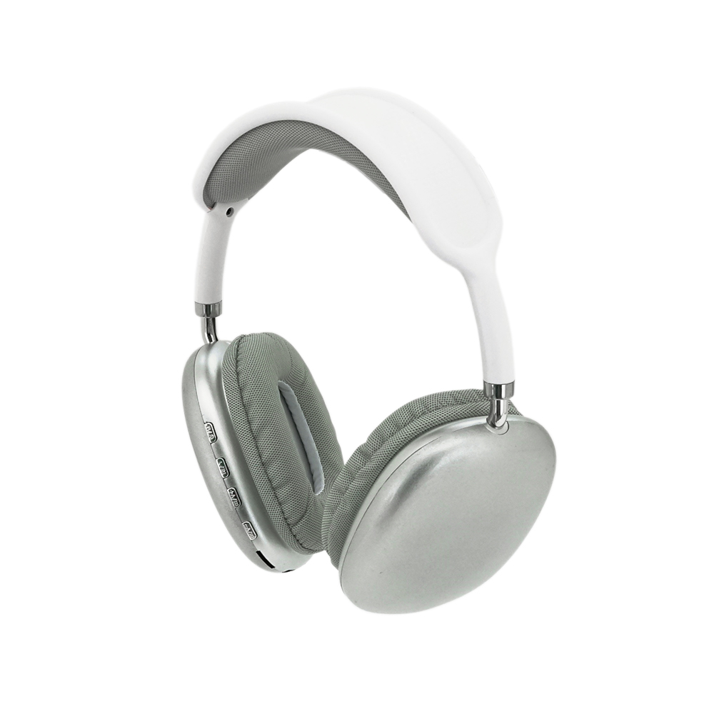 Наушники беспроводные Macaron P9 PRO Silver (25688832)