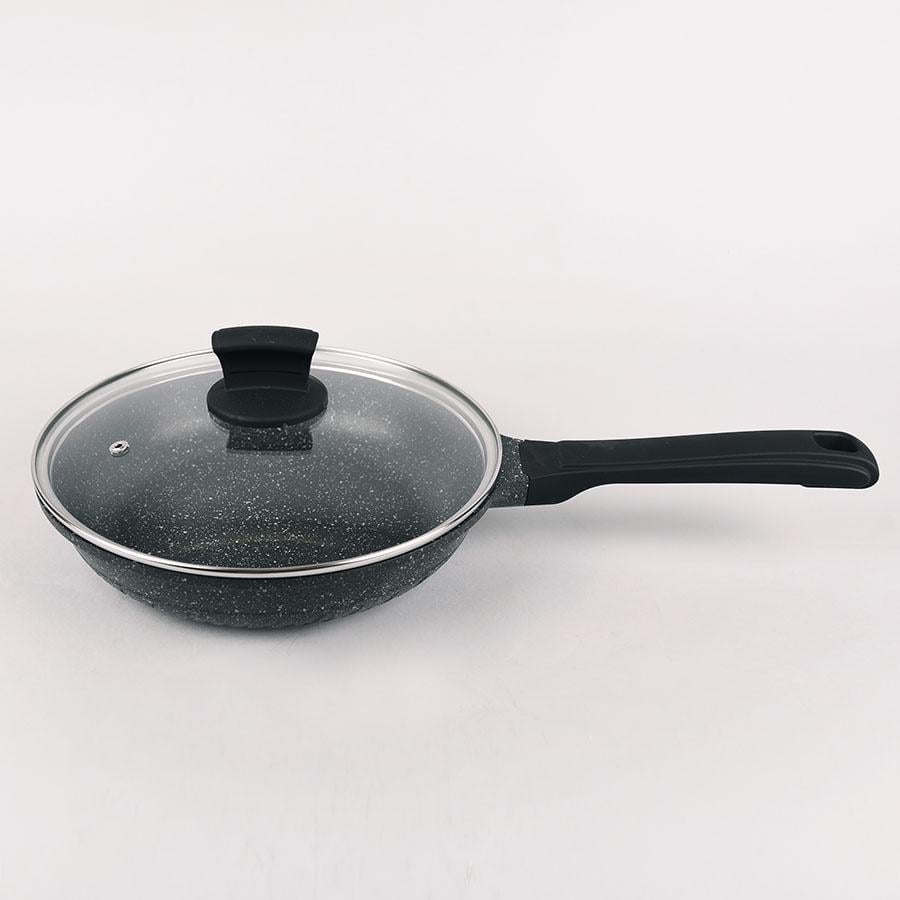 Сковородка с крышкой Maestro MR-1225-24 24 см (17568)
