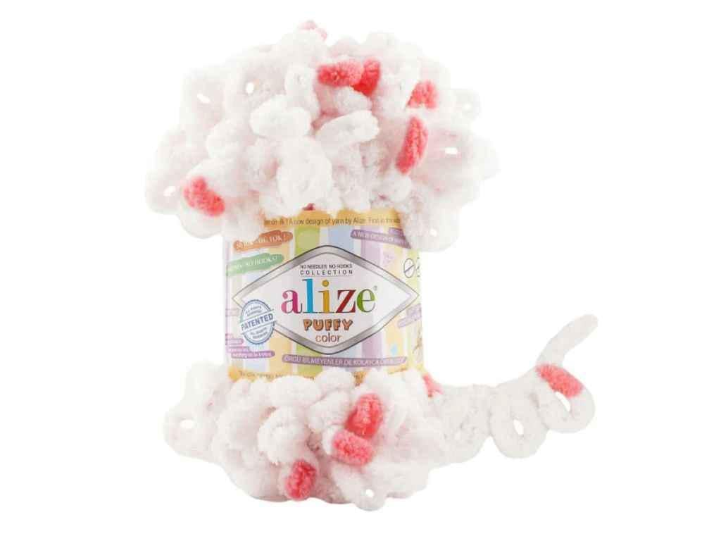 Пряжа Alize Puffy 100% микрополиэстр 100 г 9 м 5 шт. цвет 6490 (1106840)