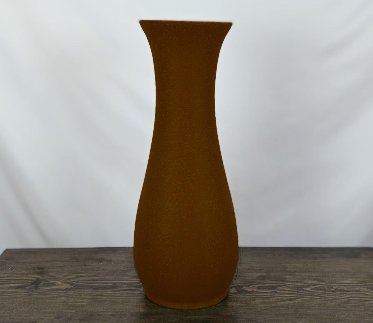 Ваза Nana Ceramics напольная высокая Осень шелк 60 см Шоколадный