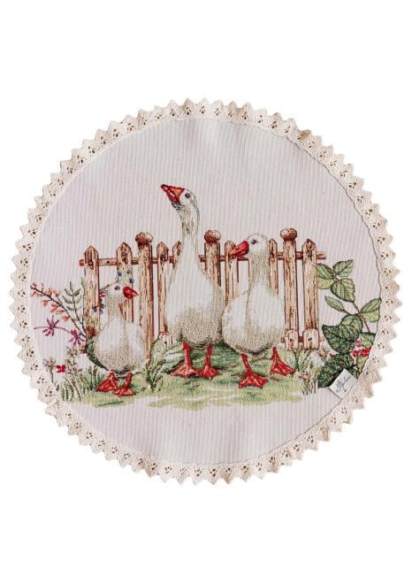 Серветка Прованс Гуси d 35 см